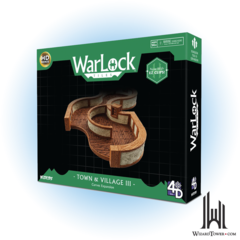 WARLOCK DUNGEON TILES TOWN/VILLAGE CURVES